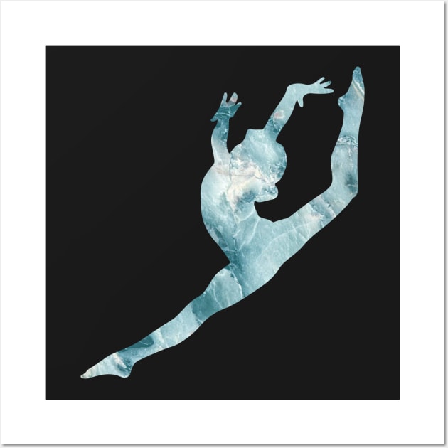 Gymnastics Leap Wall Art by sportartbubble